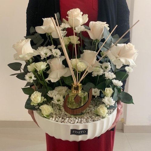 باقه ورد طبيعي - دفيوزر - حرف