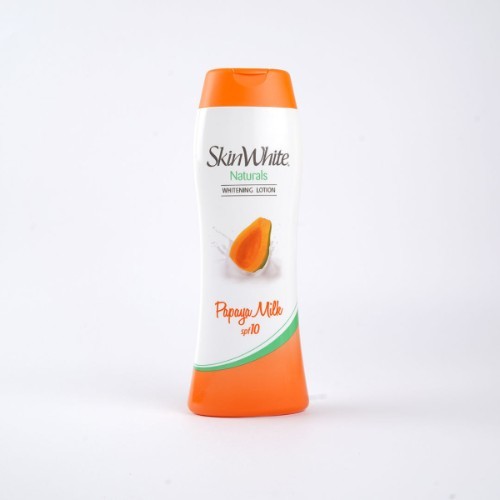 RDL Kuwait - SKINWHITE WHITNING LOTION PAPAYA MILK 350 ML - Skin White Papaya Milk Lotion with effective whitening power plus SPF10