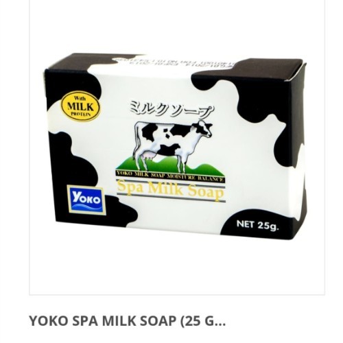 RDL Kuwait - YOKO SPA MILK SOAP 90G - صابون منظف للبشرة يحتوى على مستخلصات بروتين الحليب غنى بمجموعة من الفيتامينات بزيت الزيتون تساعد على استعادة الجلد وتقلقل التجاعيد المبكرة ونجعل البشرة صافية ناعمة وطرية الملمس دائما