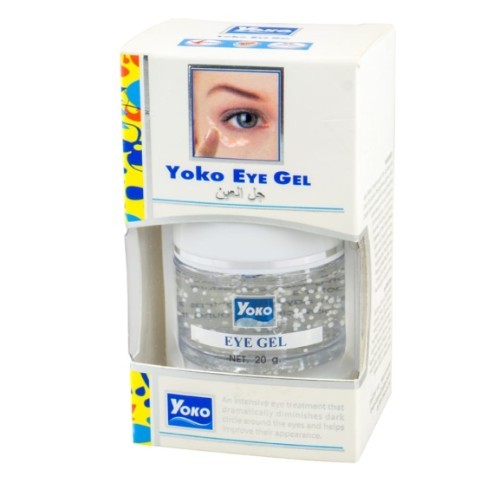 RDL Kuwait - YOKO EYE GEL 20G - Yoko Eye Gel 20g Eye care gel, transparent gel texture, fast absorption, non-sticky. Helps protect the first signs of aging very well. Reduce fading around dark circles around the eyes and activate dry skin around the eyes to return moisture Makes the skin feel comfortable after use. • Collagen helps protect the skin from aging. Make the skin look firm, elastic and smooth Cucumber extract rejuvenates dry skin around the eyes to return moisture.