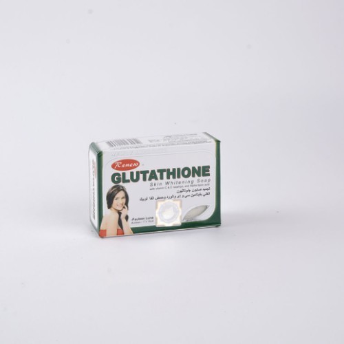 RDL Kuwait - RENEW GLUTATHIONE WHITENING SOAP 135 G - Rich in Vitamin C, E, rose and alpha lipoic acid, it helps to lighten, soften and brighten the skin.