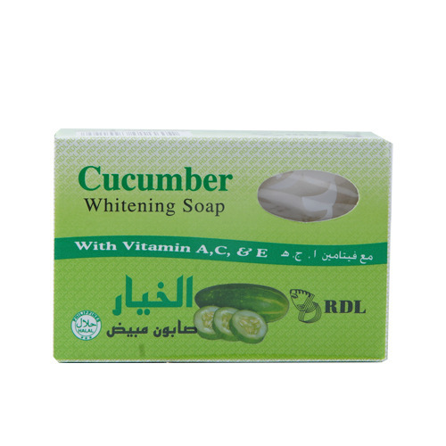 RDL Kuwait - RDL Soap Cucumber 135g - Skin whitening soap specially formulated with cucumber extracts and also contains Vitamin A, C and E that soothes and softens the skin, leaving it feeling refreshed and soft.