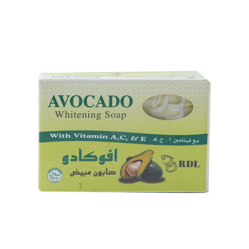 RDL Kuwait - RDL Soap Avocado 135g - Skin whitening soap specially formulated with avocado extracts and also contains Vitamin A, C and E that soothe and soften the skin, leaving it feeling refreshed and soft.