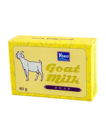 RDL Kuwait - YOKO GOAT MILK SOAP (80 g.) - Goat milk soap with collagen nourishes the skin soft and smooth. Helps fade wrinkles and uneven skin tone. 
 How to use 
 Scrub to make bubbles Use to clean the body. Rinse with clean water.