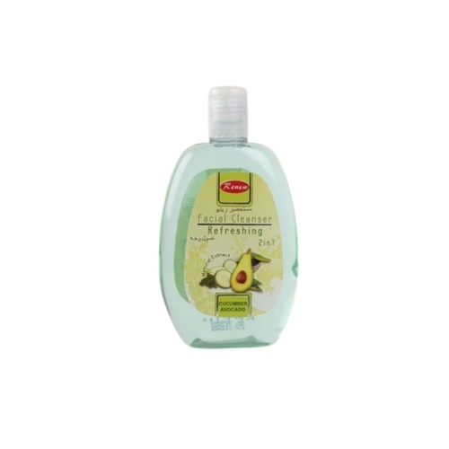 RDL Kuwait - RENEW FACAIL CLEANSER SKIN WHITENING AVOCADO CUCMBER 250 ML - 2 in 1 facial cleanser cleanses the facial skin to remove deep dirt with vitamins of cucumber and avocado to give the skin freshness, renewal and elasticity