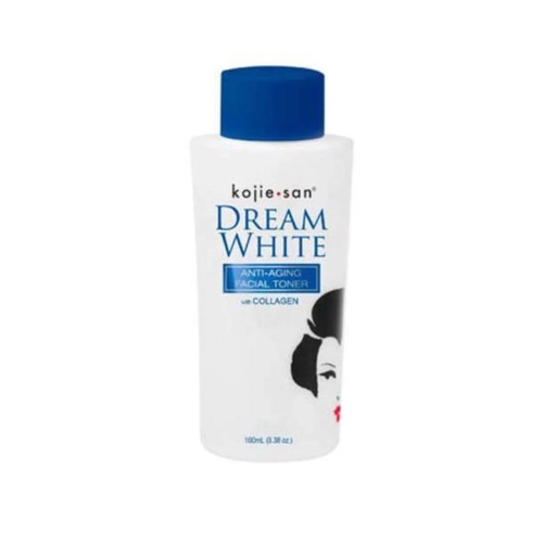 KOJIE SAN DREAM WHITE ANTI-AGING FACIAL TONER WITH COLLAGEN 100ML - تونر للوجه مضاد للشيخوخة مصمم لجميع أنواع البشرة. يحتوي على مستخلصات بحرية ونباتية تساعد على ترطيب البشرة وإعدادها لمنتجات أخرى مضادة للشيخوخة.
تونر للوجه يحتوي على مستخلصات بحرية ونباتية ميزة شد المسام للحصول على بشرة أكثر نعومة ومشدودة يرطب ويبيض ويغذي البشرة مصمم لجميع أنواع البشرة