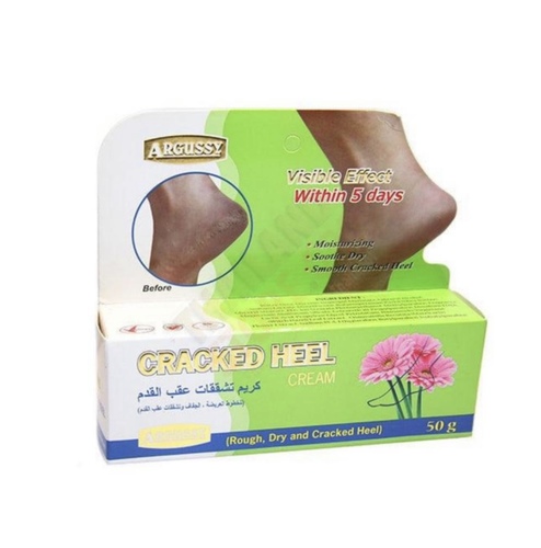 RDL Kuwait - ARGUSSY CRACKED HEEL CREAM 50 G - The compound is formulated for the most difficult cracks, dryness and coagulation of the skin of the heels and feet, where the compound and scales are found.