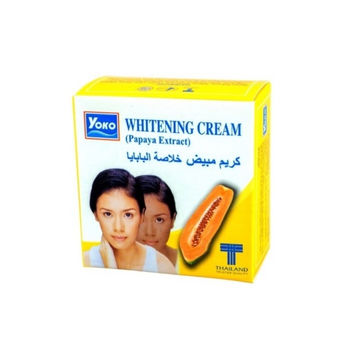 RDL Kuwait - YOKO WHITENING CREAM PAPYA 4G - كريم للوجه يعالج مشاكل البشرة كالنمش وحب الشباب والبثور والنقط السوداء