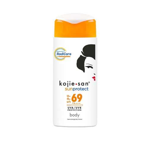 RDL Kuwait - KOJI SAN SUN PROTECT 69 PSF 150G - Provides protection from harmful UVA and UVB rays 
 Helps relieve sunburn 
 Enriched with shea butter and vitamin E to help nourish and soften 
 Acts as a protective barrier against any harmful light radiation that pollutes the skin