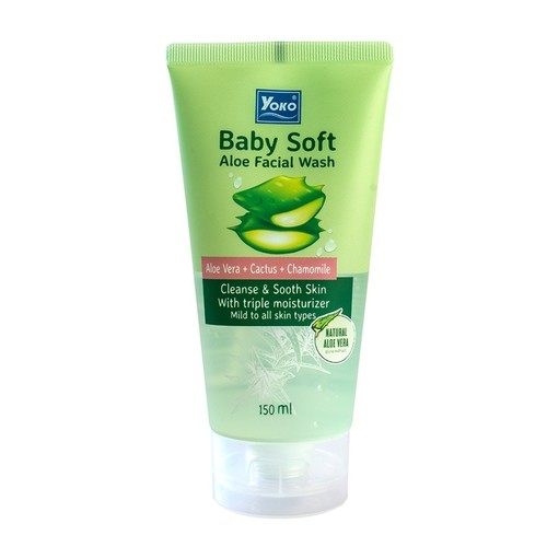 YOKO BABY SOFT ALOE FACIAL WASH 150ML