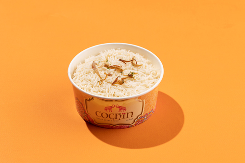 Steamed Rice - Long grain, steamed and fragrant. Vegan.Vegetarian