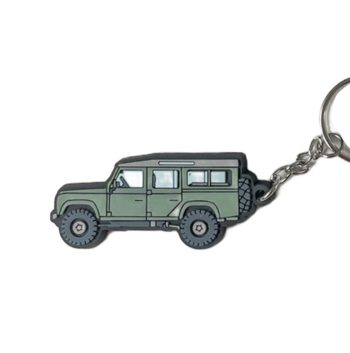 LAND ROVER 110 KEYCHAIN - GREEN - 5X2 cm