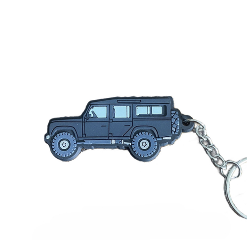 LAND ROVER 110 KEYCHAIN - BLACK - 5X2 cm