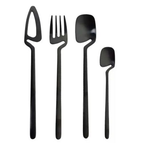 The Table Outfits - Cutlery - Set of 24 PCs  6 big spoons  6 small spoons  6 forks  6 knives