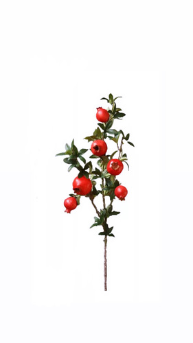 Pomegranate twigs - Artificial pomegranate  6 twigs pomegranate  with out vase