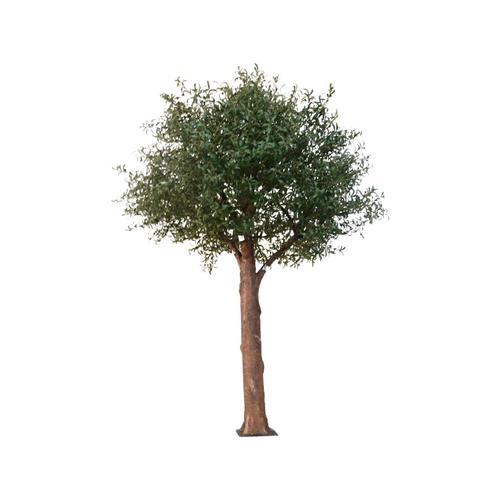 Artificial olive tree - Hight 2.8m width 2.3m  wood trunk  branches wood  stem plastic ,iron,wire leaves silk  Without  pot