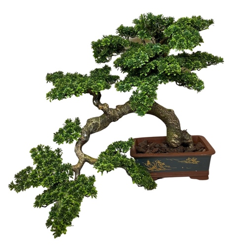 artificial bonsai - artificial bonsai with pot  hight 50 cm  crown 50 cm