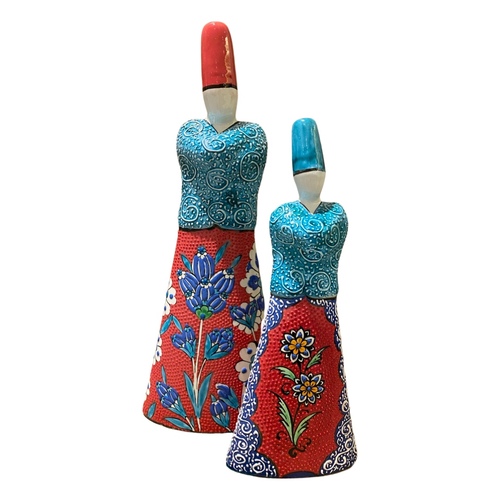 The Table Outfits - 2pcs darwesh - Hight big 33 cm  small 26 cm