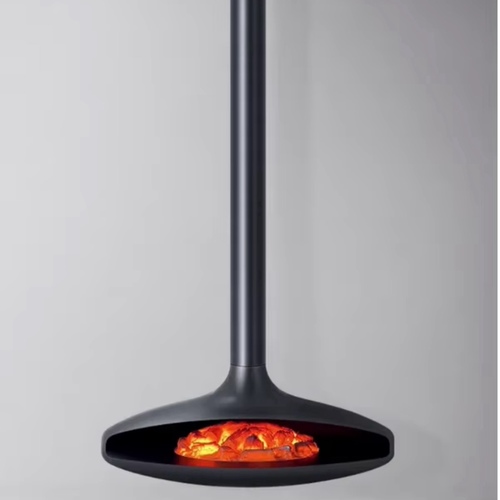 electric hanging fireplace