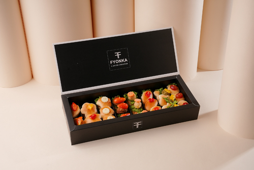 Mini bites - mini bites consists of 24 pcs of mini fatayer with various meat free fillings: cheese, dairy vegetables, potato, pizza halloom...