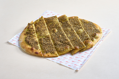 Thyme Mashrouha - Thyme, sumac and olive oil.