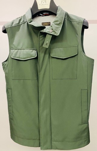 Raincoat Vest With Cotton -0127- Green