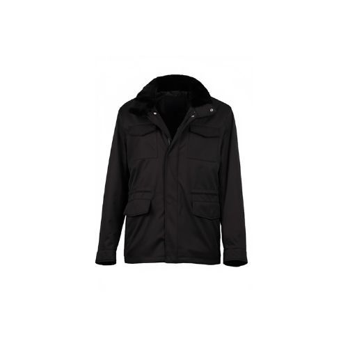 Raincoat Jacket With Fur Rex Rabbit - 0012 - B