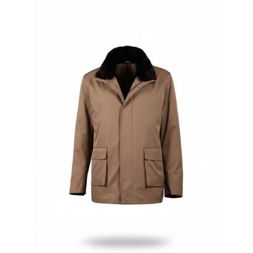 Raincoat Jacket With Fur Rex Rabbit - 014 - 72