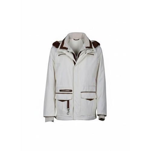 Raincoat Jacket With Fabric and Rex Rabbit Hood - 027 - 25