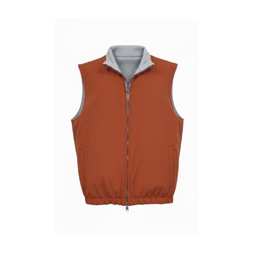 Raincoat Vest With Cotton Lining and Double Face -0126- Orange