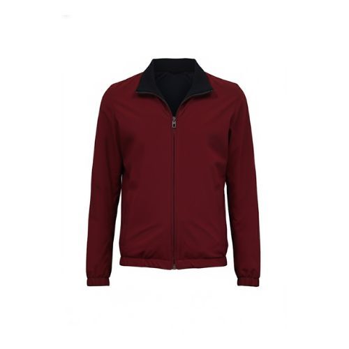 Raincoat Jacket With Cotton Double Face -0116- Maroon