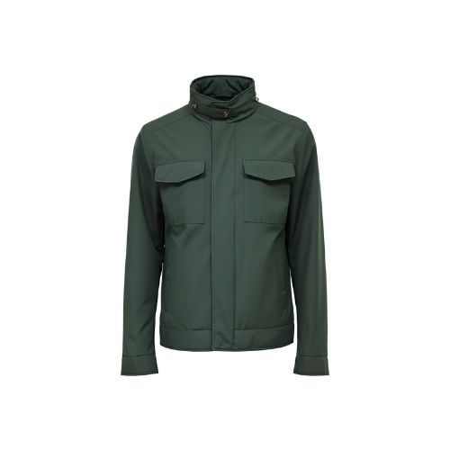 Raincoat Jacket With Cotton Lining -0117- Green