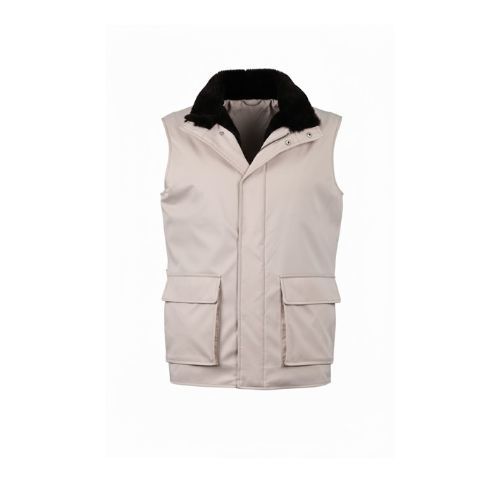 Raincoat Vest With Fur Rex Rabbit- 002 -25