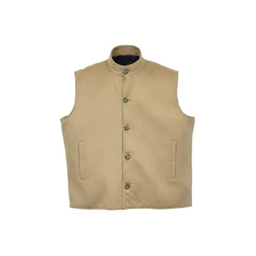 Fabric Vest with Polyester 2 -0133- Camel