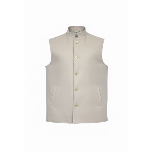 Fabric Vest with Polyester 2 -0133- Beige
