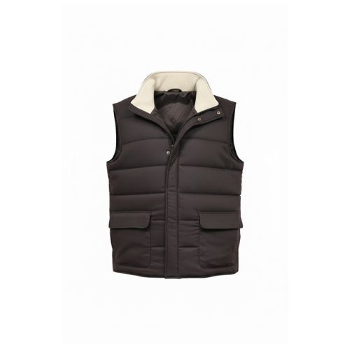 Cashmere Vest With Cotton Lining -0130- Brown