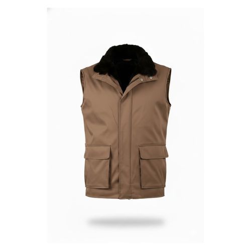 Raincoat Vest With Fur Rex Rabbit- 002 -72