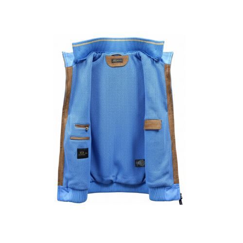 Raincoat Vest With Fabric Lining And hood With Fur Rex Rabbit - 031 - 56