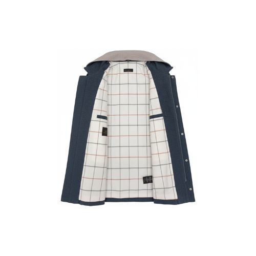 Fabric Jacket With Cotton Lining and High Neck With Rex Rabbit - 024 - 6