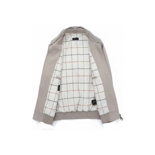 Fabric Jacket  With Cotton  Lining And High Neck With Rex Rabbit - 023 - 26