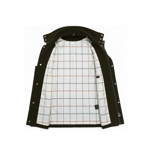 Fabric Jacket  With Cotton  Lining And High Neck With Rex Rabbit - 022 - 12