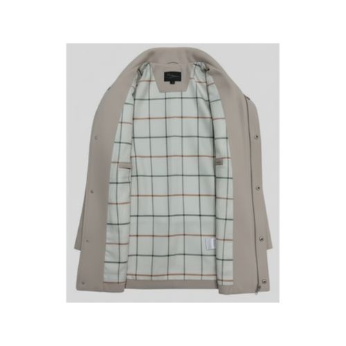 Fabric Jacket  With Cotton  Lining And High Neck With Rex Rabbit - 026 - 26