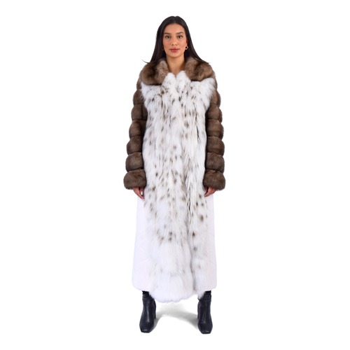 Jacket With Sable And Lynx Fur - 135cm - A0014