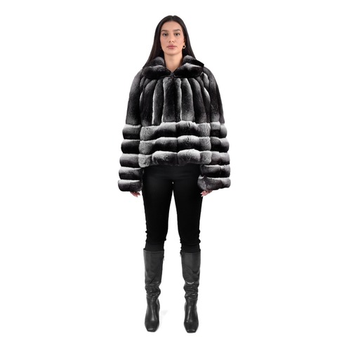 Cape With Chinchilla Fur - 0609