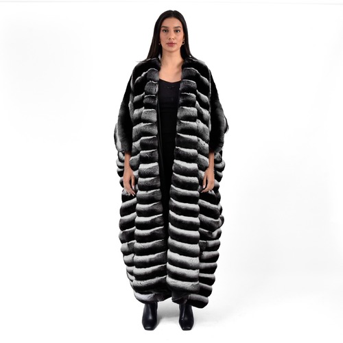 Bisht With Chinchilla Fur Argentina - A0001