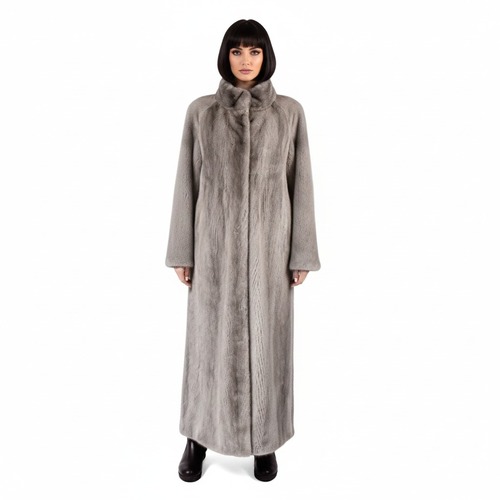 Jacket With Mink Fur - Length 135cm - 0710 - Champagne