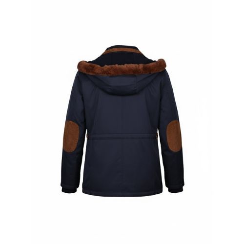Raincoat Jacket With Fabric and Rex Rabbit Hood - 027 - 103
