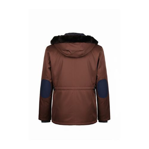 Raincoat Jacket With Fabric and Rex Rabbit Hood - 027 - 68