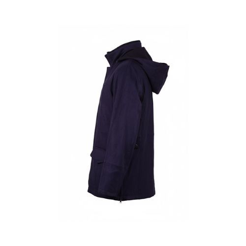 Suede Lamb Jacket With Fabric Lining and Hood - 035 - 61
