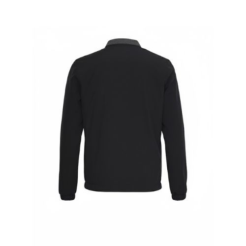 Raincoat Jacket With Cotton Double Face -0116-  Black